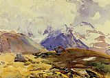 John Singer Sargent The Simplon painting